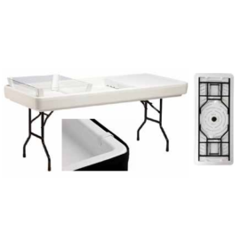 ICE - TABLE Μακρόστενο πτυσσόμενο τραπέζι από HDPE ICE - TABLE Μακρόστενο πτυσσόμενο τραπέζι από HDPE