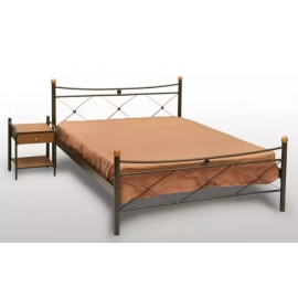 Κρεβάτι Χιαστή Διπλο Μεταλλικό 150x200cm