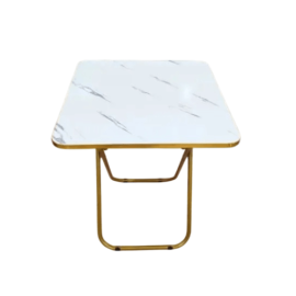 FD-LL9620-W ΤΡΑΠΕΖΙ ΠΤΥΣΣΟΜΕΝΟ(TONY) ΛΕΥΚΟ ΜΑΡΜΑΡΟ