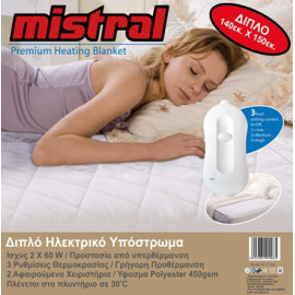 Διπλό Ηλεκτρικό Υπόστρωμα 2x60W Mistral F-202 Διπλό Ηλεκτρικό Υπόστρωμα 2x60W Mistral F-202