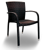 Αλουμινίου - WICKER καρέκλες εξ. χώρου